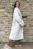 Verbier Premium Faux Fur Coat Grey Mist